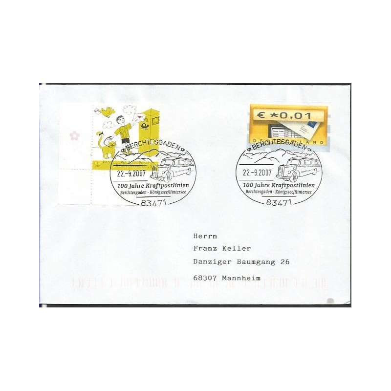 Niemcy 2007, Autobus, poczta. Berchtesgaden
