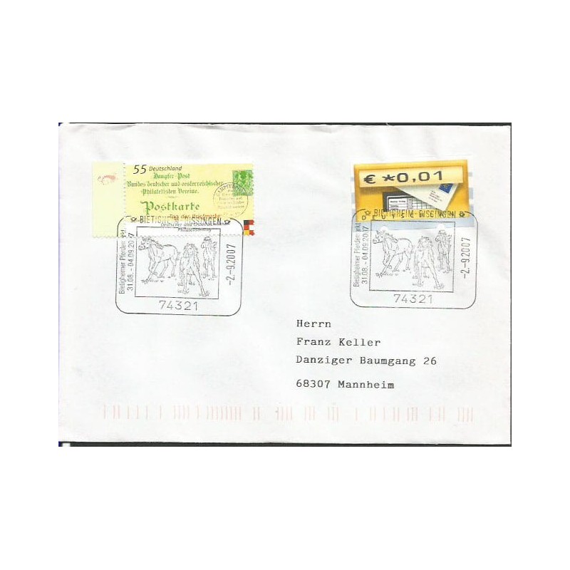 Niemcy 2007, Konie, targ. Bietingheim