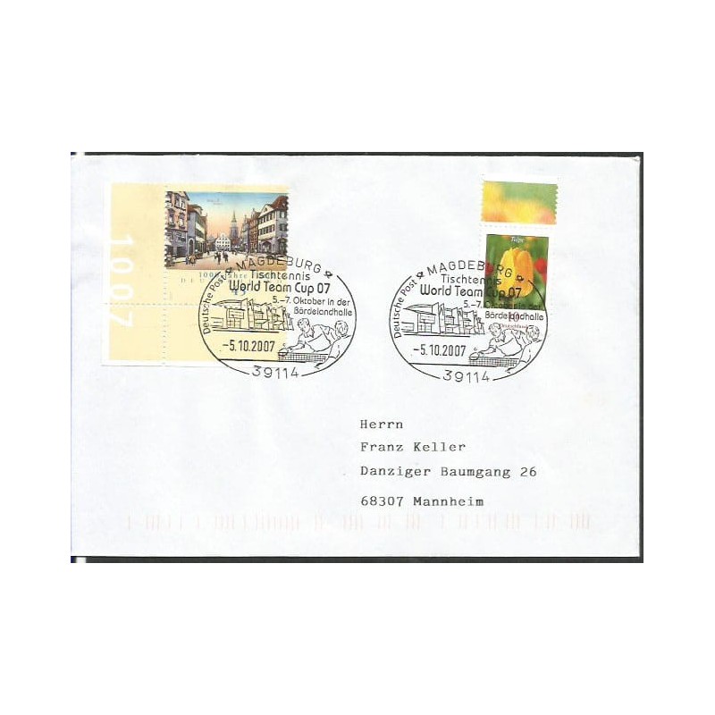 Niemcy 2007, Tenis stołowy. Magdeburg