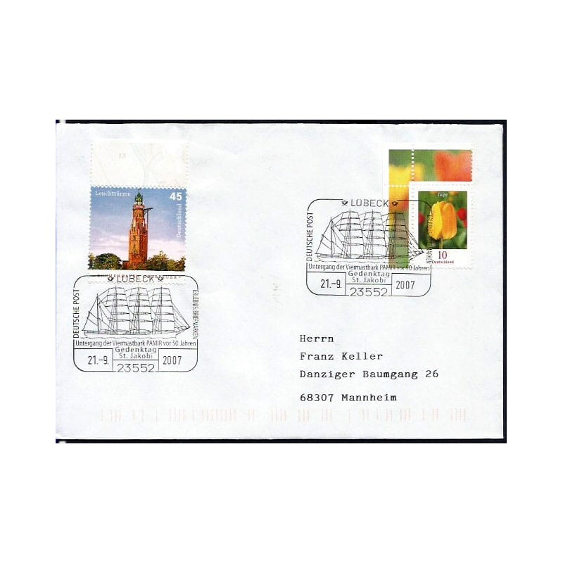 Niemcy 2007, Żaglowiec Pamir. Lubeka