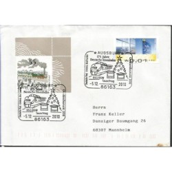 Niemcy 2010, Boże Narodzenie, kolej, pociąg. Augsburg