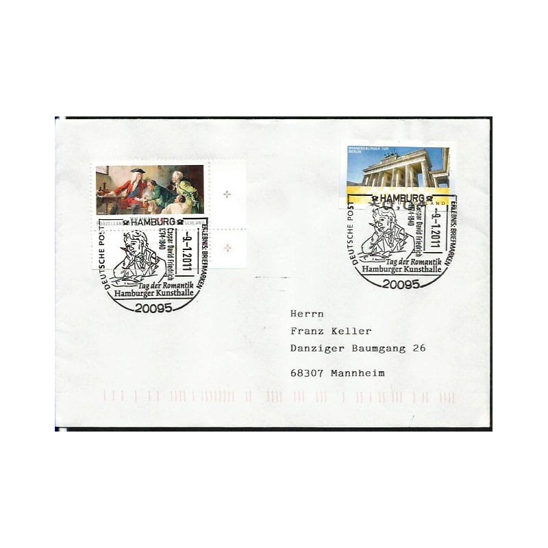 Niemcy 2011, C. D. Friedrich, malarstwo. Hamburg