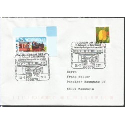 Niemcy 2011, Kolej, wagon pocztowy. Losheim