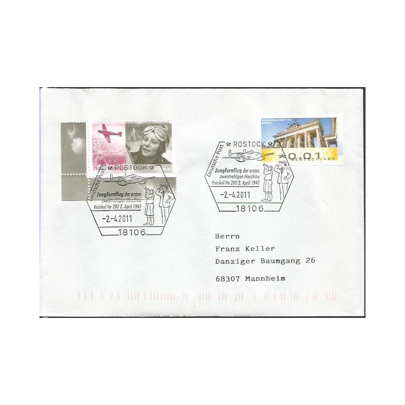 Niemcy 2011, Samolot Henkel He 280, II wojna. Rostok