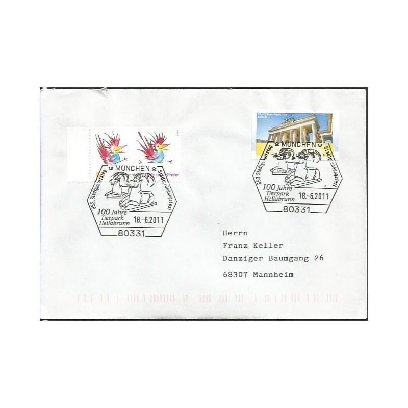 Niemcy 2011, Zoo, kozica. Monachium