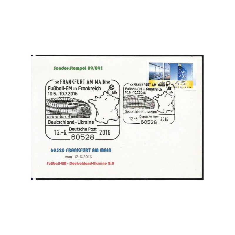 Niemcy 2016, Piłka nożna, ME Francja. Frankfurt