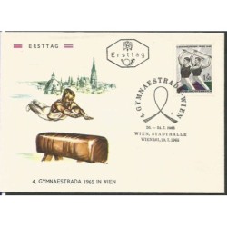 Austria 1965, Gimnastyka. FDC