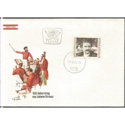 Austria 1975, J. Strauss, muzyka. FDC