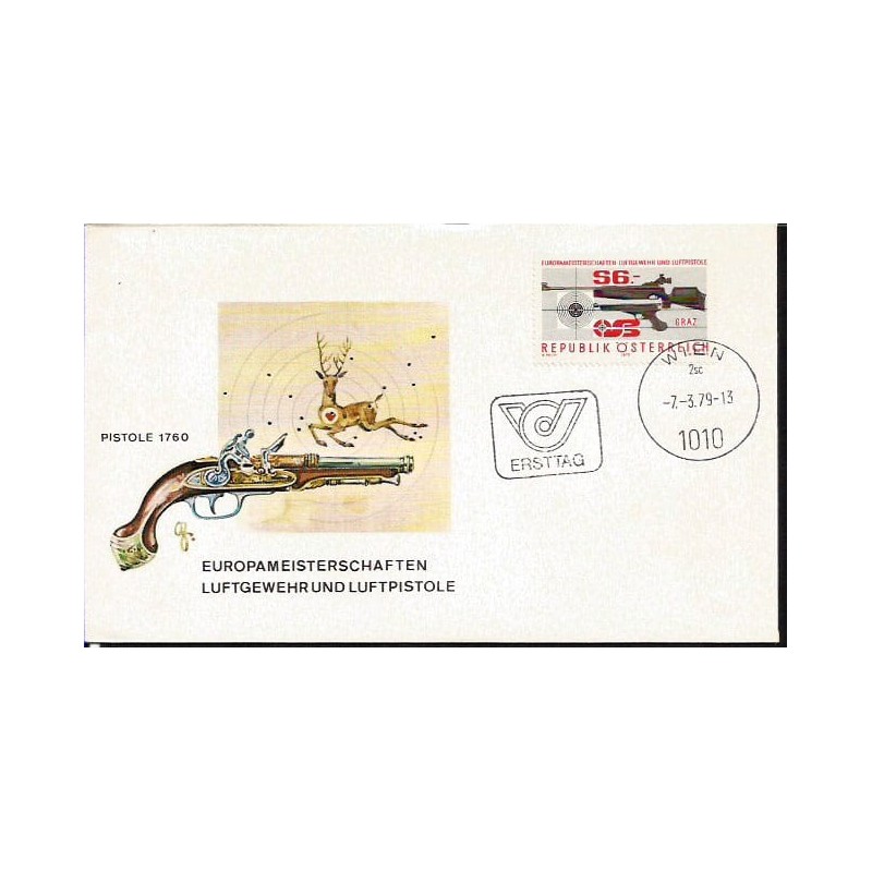Austria 1979, Strzelectwo. FDC