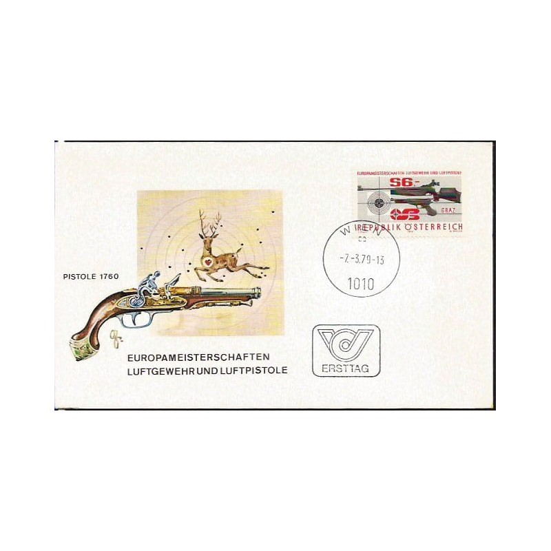 Austria 1979, Strzelectwo. FDC