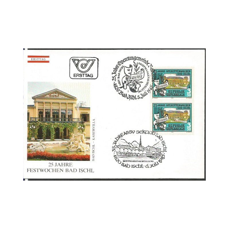 Austria 1985, Opera, operetka. FDC