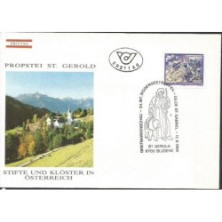 Austria 1986, Św. Gerold, Święty Gabriel. FDC