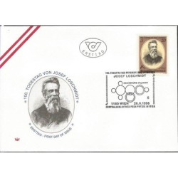 Austria 1995, Josef Loschmidt, fizyka, chemia. FDC