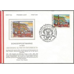 Austria 1998, Muzyka, sztuka. FDC