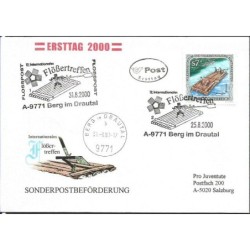 Austria 2000, Spływ, flisacy. FDC i poczta specjalna