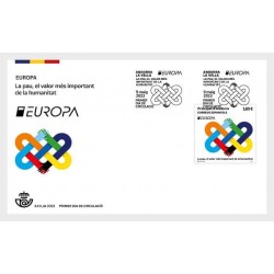 Andora Hisz. 2023, EUROPA CEPT: pokój. FDC