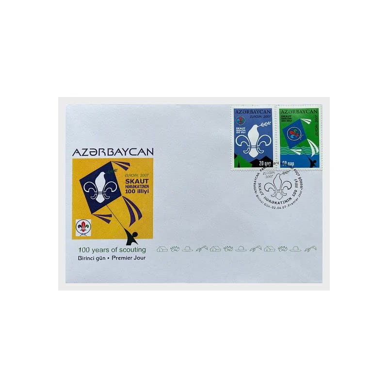 Azerbejdżan 2007, EUROPA CEPT: harcerstwo. FDC