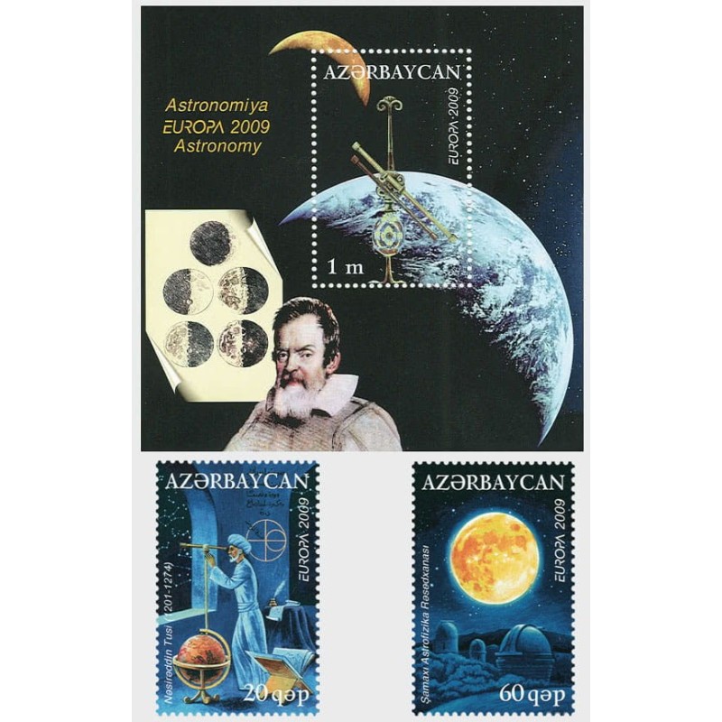 Azerbejdżan 2009, EUROPA CEPT: astronomia, kosmos **