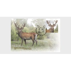 Estonia 2023, Fauna: jeleń. FDC