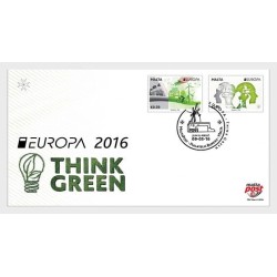Malta 2016, EUROPA CEPT: Myśl zielono. FDC