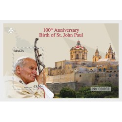 Malta 2020, Papież Jan Paweł II **