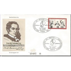 Niemcy 1976, C. M. Weber, muzyka. FDC