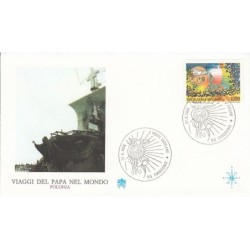 Watykan 1988, Papież Jan Paweł II, Polska. FDC