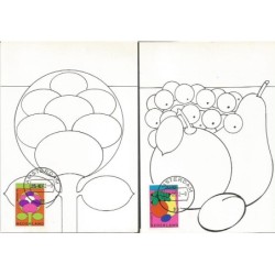 Holandia 1972, Kwiaty, wystawa, Floriada. Karty maksimum