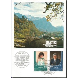 Liechtenstein 1982, Książę i księżna. Karty maksimum