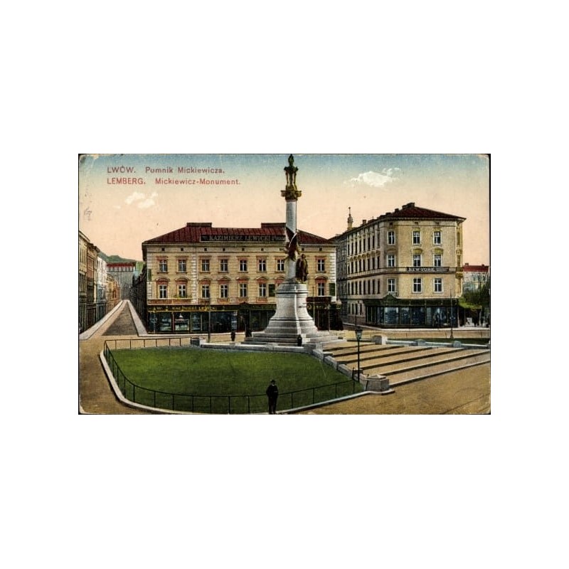 Lwów, Mickiewicz, pomnik