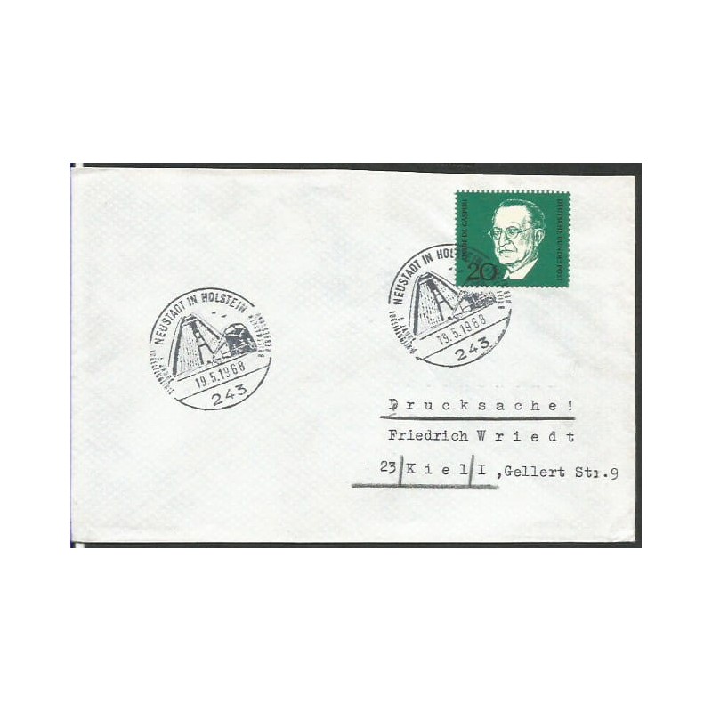 Niemcy 1968, Most, kolej, pociąg. Neustad