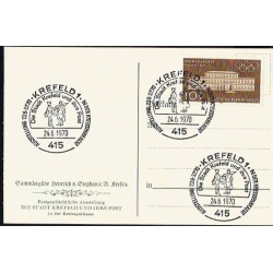 Niemcy 1970, Poczta, listonosz. Krefeld