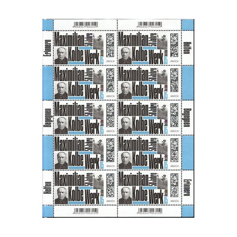 Niemcy 2023, Maksymilian Kolbe. Arkusz **