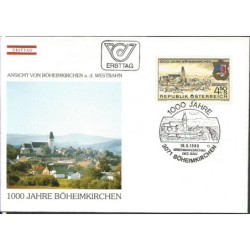 Austria 1985, Böheimkirchen, 1000-lecie, kościół. FDC
