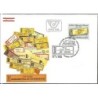 Austria 1985, Nalepki polecenia, erki. 100-lecie. FDC