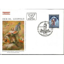 Austria 1985, Święty Leopold. FDC