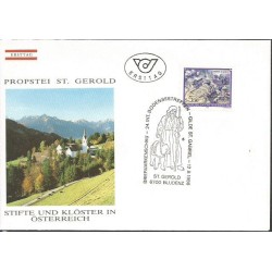 Austria 1986, Klasztory Austrii, Święty Gerold. FDC