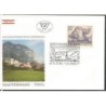 Austria 1986, Piękno przyrody Austrii, góry. FDC