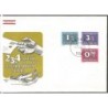 Austria 1986, Znaczki dopłaty pocztowej, dopłata. FDC