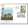 Austria 1987, Arbing, zabytki, zegar, 850. rocznica. FDC