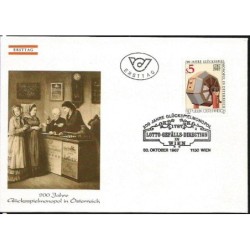 Austria 1987, Hazard, 200. rocznica austriackiego monopolu na gry hazardowe. FDC