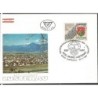 Austria 1987, Miasto Lustenau, herb, 1100-lecie. FDC