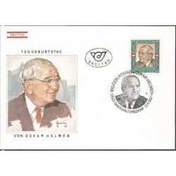 Austria 1987, Polityka, 100. rocznica urodzin Oskara Helmera. FDC