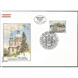 Austria 1987, Salzburg, 700. rocznica nadania praw miejskich. FDC