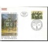 Austria 1987, Sztuka nowoczesna w Austrii, drzewo. FDC