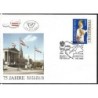 Austria 1993, 75. rocznica Republiki Austrii, mapa. FDC