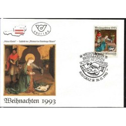 Austria 1993, Boże Narodzenie. FDC