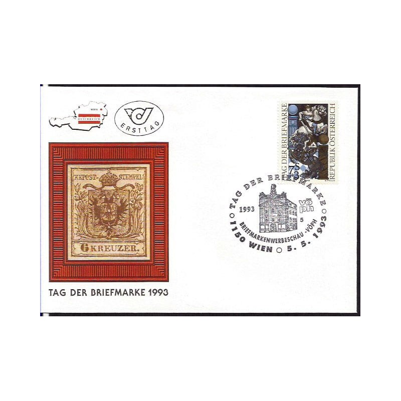 Austria 1993, Dzień znaczka. FDC