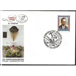 Austria 1993, Franz Jaegstaetter, II wojna. FDC