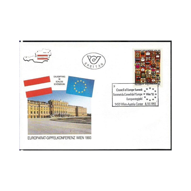 Austria 1993, Unia Europejska. FDC